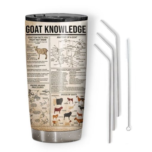 Gearhuman 3D Goat Knowledge Giveashitomter Custom Tumbler GB01025 Tumbler