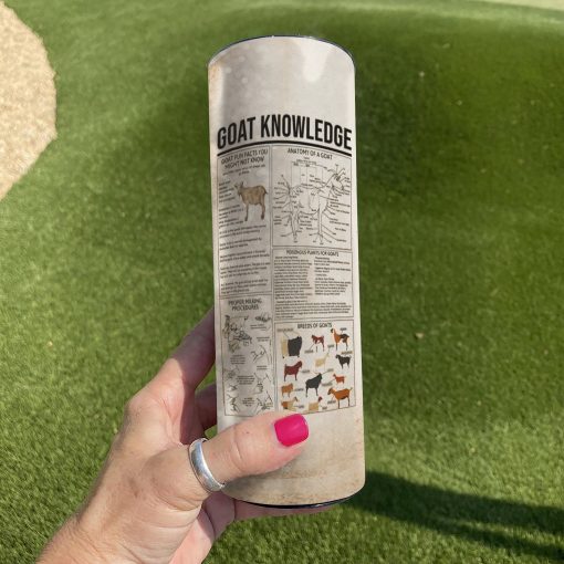 Gearhuman 3D Goat Knowledge Giveashitomter Custom Tumbler GB01025 Tumbler