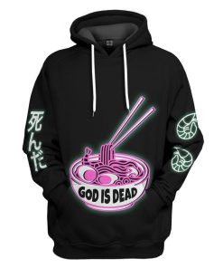 GearHuman 3D God is Dead Glow In The Dark Jumper Custom Shirt GR08123 3D Apparel Hoodie S 