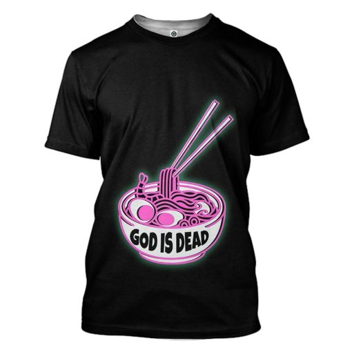 GearHuman 3D God is Dead Glow In The Dark Jumper Custom Shirt GR08123 3D Apparel T-Shirt S