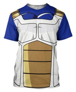 Gearhuman 3D Goku Vegeta Saiyan Battle Armor Dragon Ball Z Custom Tshirt Apparel GV210919 3D T-shirt T-Shirt S 