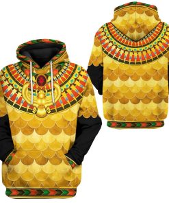 Gearhuman 3D Gold Pharaoh Cosplay Custom Tshirt Hoodie Apparel GK060111 3D Apparel