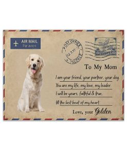 Gearhuman 3D Golden Retrieve You Are My Life Canvas GK18028 Canvas 1 Piece Non Frame M