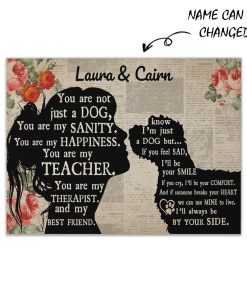 Gearhuman 3D Goldendoodle My Best Friend Custom Name Canvas GW260118 Canvas 1 Piece Non Frame M