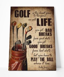 Gearhuman 3D Golf Is The Closet Game Canvas GB01037 Canvas 1 Piece Non Frame M