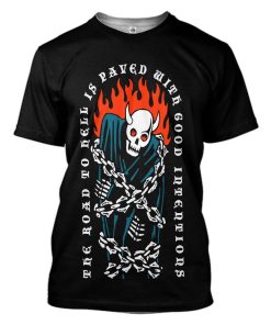 Gearhuman 3D Good Intentions Custom Tshirt Apparel GV14094 3D T-shirt T-Shirt S 