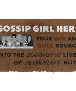 Gearhuman 3D Gossip Girl Here Doormat GB04035 Doormat Doormat S(15,8''x23,6'')