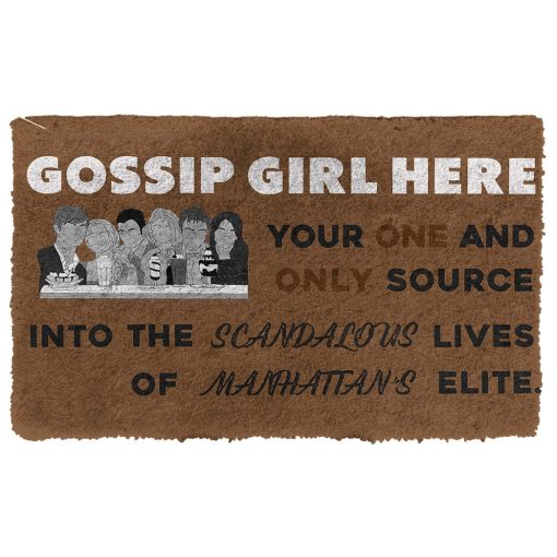 Gearhuman 3D Gossip Girl Here Doormat GB04035 Doormat Doormat S(15,8''x23,6'')