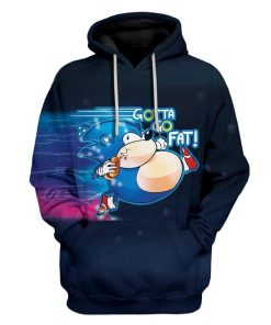 Gearhuman 3D Gotta Go Fat Custom Hoodies Apparel GT120021 3D Custom Fleece Hoodies Hoodie S 