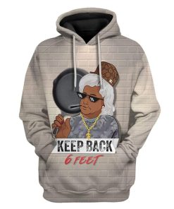 Gearhuman 3D Grandma Thug Life Custom Custom Hoodie Apparel GL04053 3D Custom Fleece Hoodies Hoodie S 