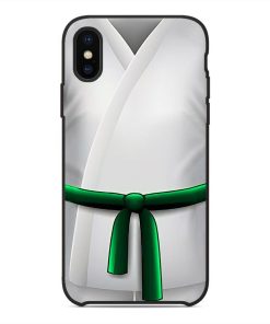 Gearhuman 3D Green Karate Belt Phone Case ZK1706216 Glass Phone Case Iphone X