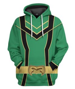 Gearhuman 3D Green Power Rangers Mystic Force Tshirt Hoodie Apparel GB130116 3D Apparel Hoodie S 