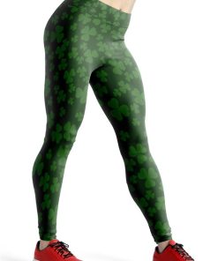 Gearhuman 3D Green Shamrock St Patrick Legging GK290114 Leggings Leggings S