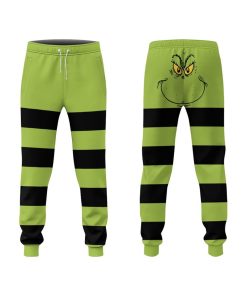 Gearhuman 3D Grinch Stripes Sweatpants GB06017 Sweatpants Sweatpants S