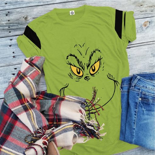 Gearhuman 3D Grinch Stripes Tshirt Hoodie Apparel GB06018 3D Apparel