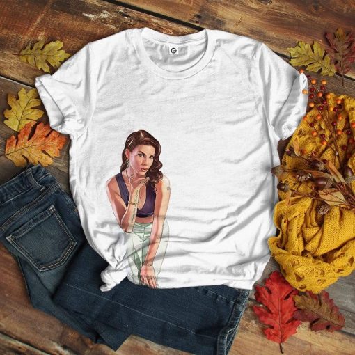 Gearhuman 3D GTA Mulher Kiss Custom Tshirt Hoodie Apparel GN18071 3D Custom Fleece Hoodies