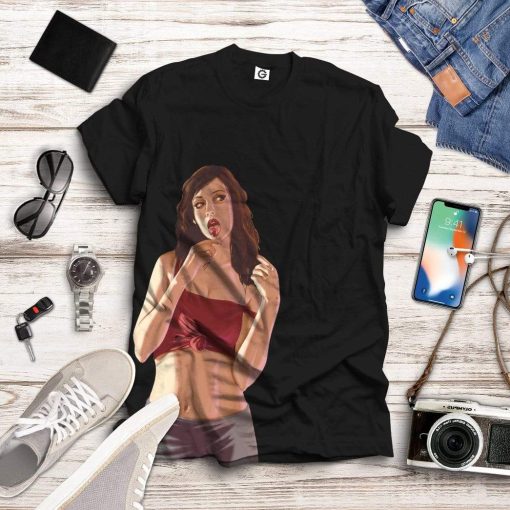 Gearhuman 3D GTA Mulher Kiss Custom Tshirt Hoodie Apparel GN19071 3D Custom Fleece Hoodies