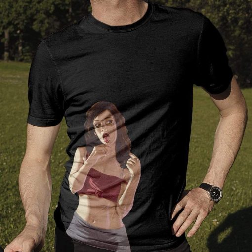 Gearhuman 3D GTA Mulher Kiss Custom Tshirt Hoodie Apparel GN19071 3D Custom Fleece Hoodies