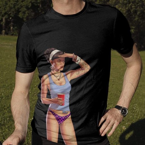 Gearhuman 3D GTA Mulher Kiss Custom Tshirt Hoodie Apparel GN19075 3D Custom Fleece Hoodies