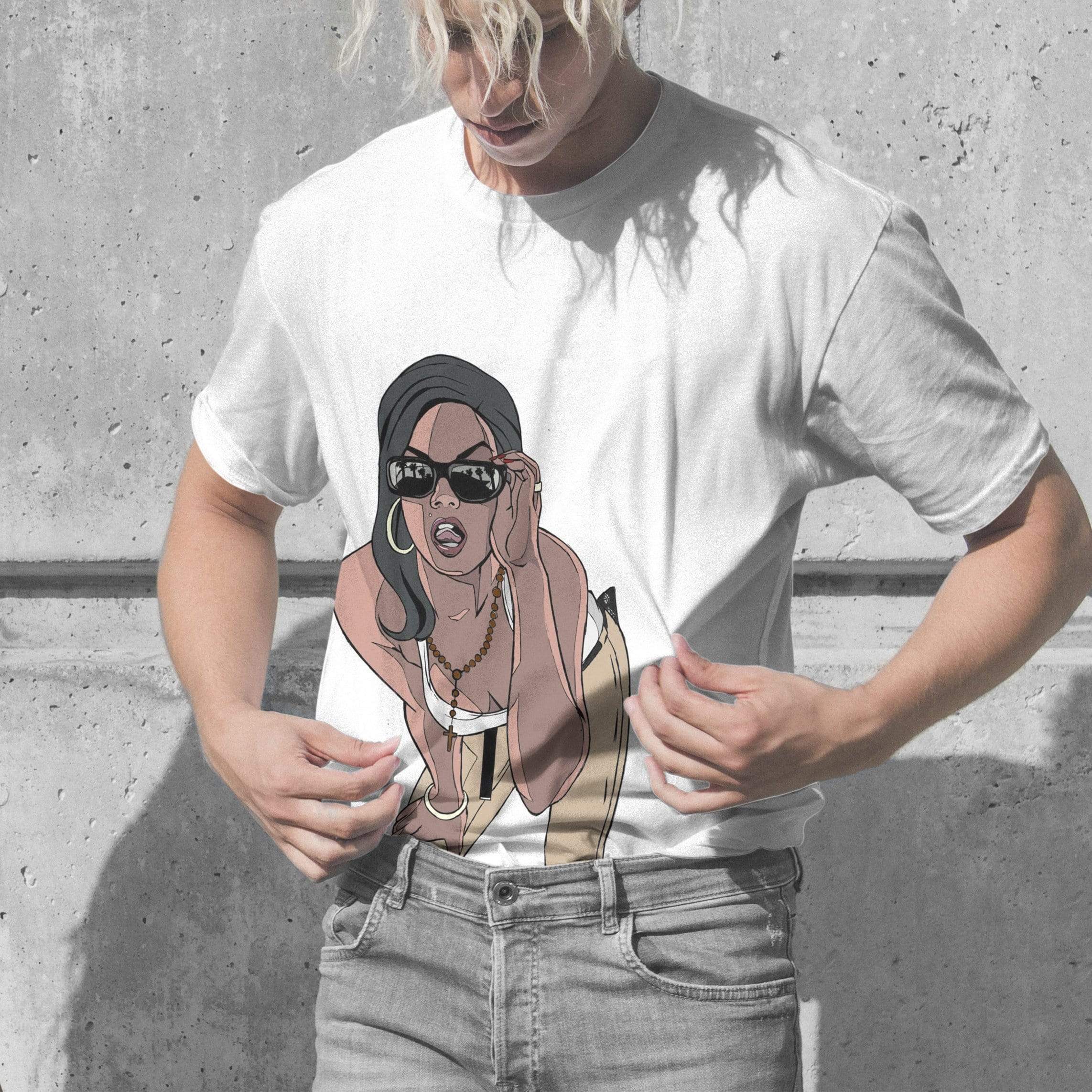 Gearhumans 3D GTA Mulher Kiss Custom Tshirt Hoodie Apparel 11 Gearhuman 3D GTA Mulher Kiss Custom Tshirt Hoodie Apparel GN20071 3D Custom Fleece Hoodies