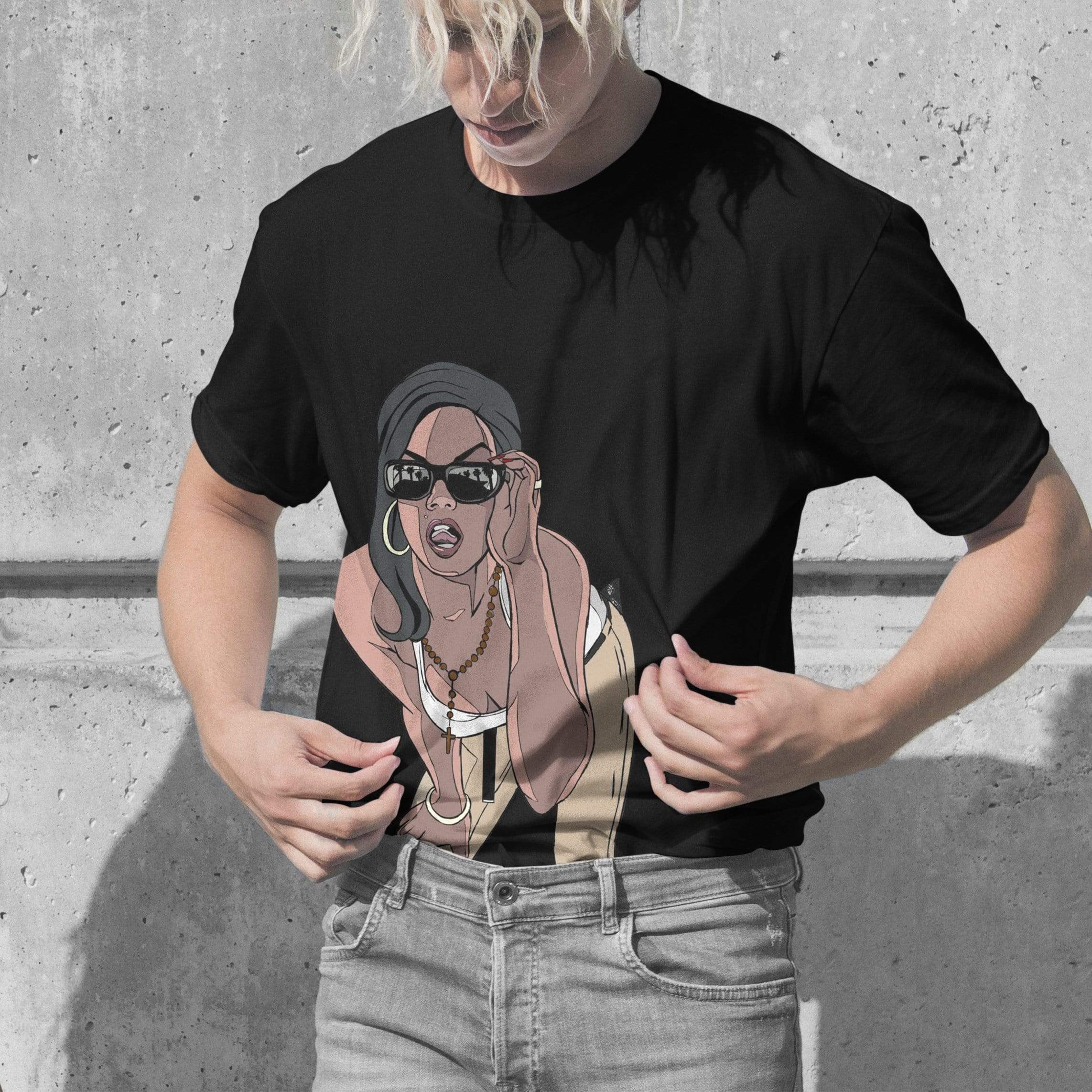 Gearhumans 3D GTA Mulher Kiss Custom Tshirt Hoodie Apparel 13 Gearhuman 3D GTA Mulher Kiss Custom Tshirt Hoodie Apparel GN20071 3D Custom Fleece Hoodies