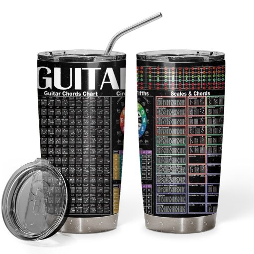 Gearhuman 3D Guitar Chords Custom Tumbler GB150112 Tumbler Short 20oz