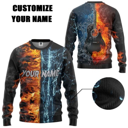 Gearhuman 3D Guitar Custom Hoodie Apparel GB03111 3D Apparel