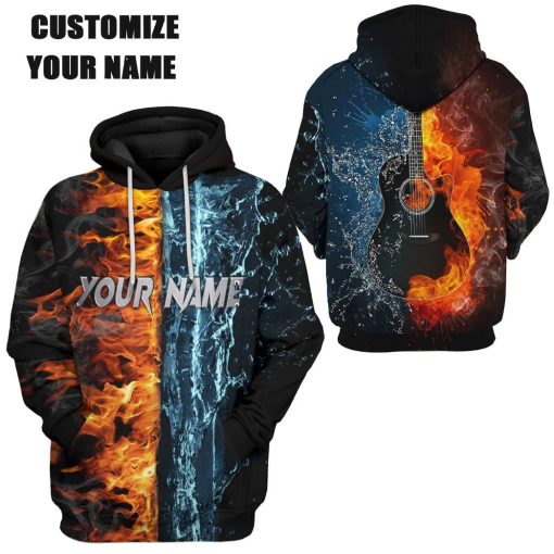 Gearhuman 3D Guitar Custom Hoodie Apparel GB03111 3D Apparel