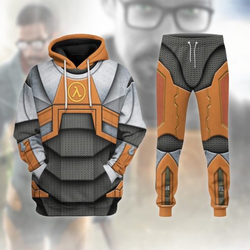 Gearhumans 3D Halflife Dr Gordon Freeman Sweatpants 5 Gearhuman 3D Halflife Dr Gordon Freeman Sweatpants GB080115 Sweatpants