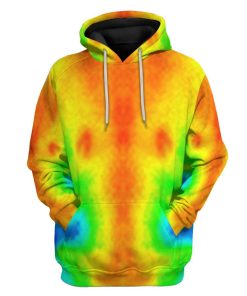 Gearhuman 3D Halloween Body Temperature Hoodie Apparel GN22084 3D Custom Fleece Hoodies Hoodie S 