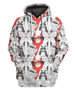 Gearhuman 3D Halloween Cats Hoodie Apparel GQ21094 3D Apparel Hoodie S 