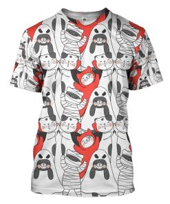 Gearhuman 3D Halloween Cats Tshirt Apparel GQ21094 3D T-shirt T-Shirt S 