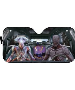 Gearhuman 3D Halloween Demon Custom Car Auto Sunshade GL24087 Auto Sunshade 57''x27.5'' 