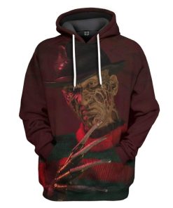 Gearhuman 3D Halloween Kills Freddy Krueger Custom Hoodie Apparel GL20083 3D Custom Fleece Hoodies Hoodie S 