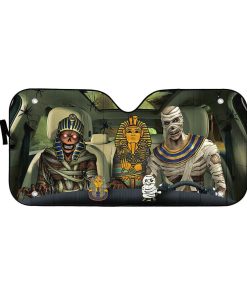 Gearhuman 3D Halloween Mummy Custom Car Auto Sunshade GL24089 Auto Sunshade 57''x27.5'' 