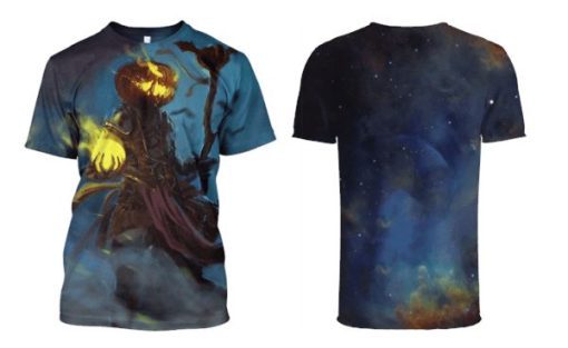 Gearhuman 3d HALLOWEEN Skull Hoodies Apparel HL101153 3D Custom Fleece Hoodies