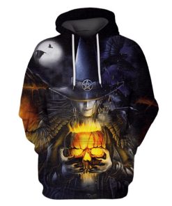 Gearhuman 3d HALLOWEEN Skull Hoodies -T-Shirt Apparel HL101154 3D Custom Fleece Hoodies Hoodie S 