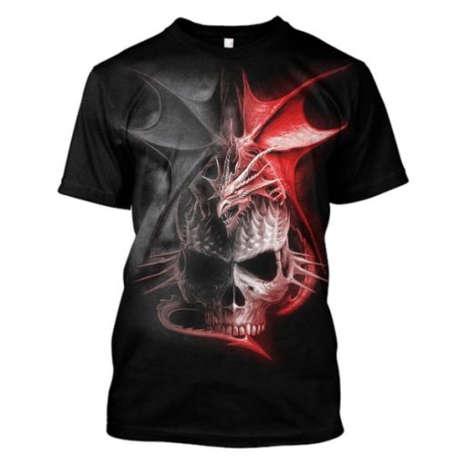 Gearhuman 3d HALLOWEEN Skull Hoodies T-Shirt Apparel HL101156 3D Custom Fleece Hoodies T-Shirt S