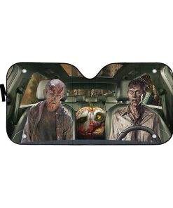 Gearhuman 3D Halloween Zombie Custom Car Auto Sunshade GL24085 Auto Sunshade 57''x27.5'' 