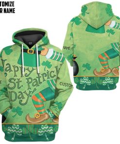 Gearhuman 3D Happy St Patrick's Day Custom Name Tshirt Hoodie Apparel GB01029 3D Apparel