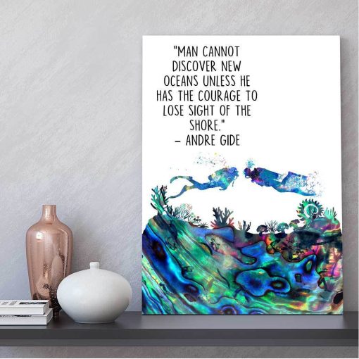 Gearhuman 3D Has The Courage To Lose Sight Of The Shore Canvas ZK2005218 Canvas