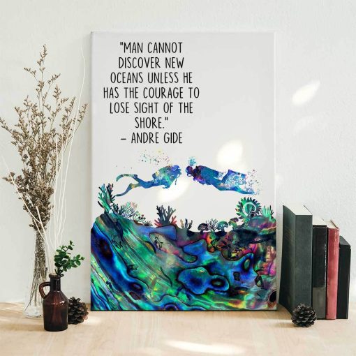 Gearhuman 3D Has The Courage To Lose Sight Of The Shore Canvas ZK2005218 Canvas