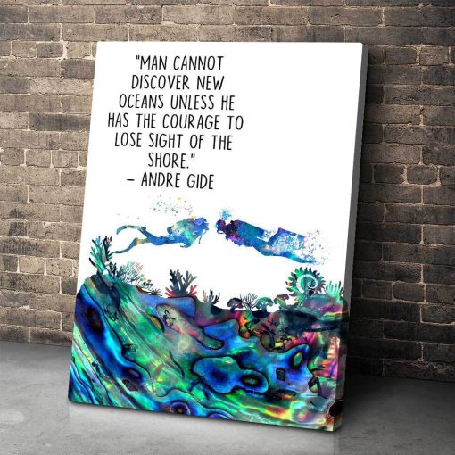 Gearhuman 3D Has The Courage To Lose Sight Of The Shore Canvas ZK2005218 Canvas