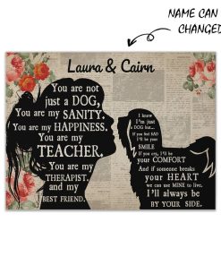 Gearhuman 3D Havanese My Best Friend Custom Name Canvas GW260133 Canvas 1 Piece Non Frame M