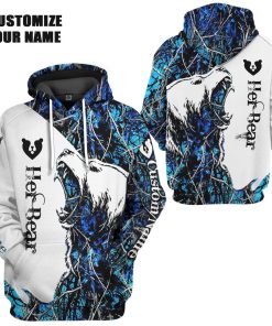 Gearhuman 3D Her Bear And His Honey Custom Name Tshirt Hoodie Apparel GW14011 3D Apparel 