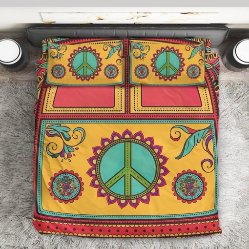 Gearhuman 3D Hippie Campervan Car Custom Bedding Set GV280816 Bedding Set Twin 3PCS