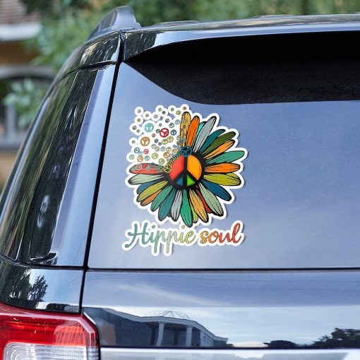 Gearhuman 3D Hippie Soul Sticker GV19029 Sticker