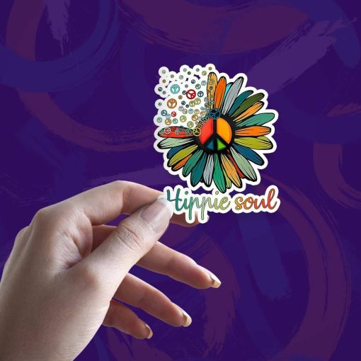Gearhuman 3D Hippie Soul Sticker GV19029 Sticker