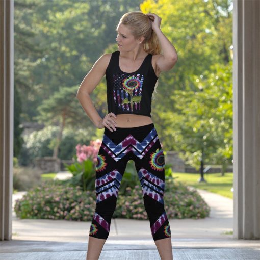 Gearhuman 3D Hippie Tie dye Custom Legging GV04096 Leggings