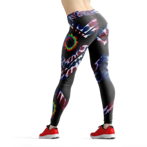 Gearhuman 3D Hippie Tie dye Custom Legging GV04096 Leggings